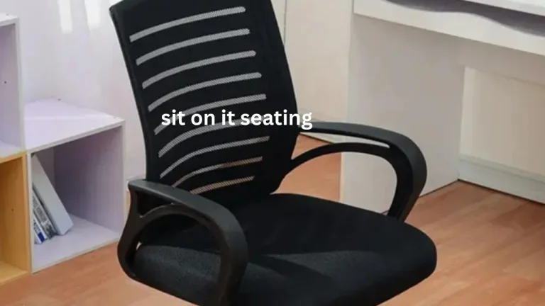 sit on it seating