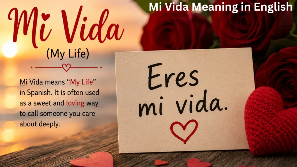 Mi Vida Meaning in English