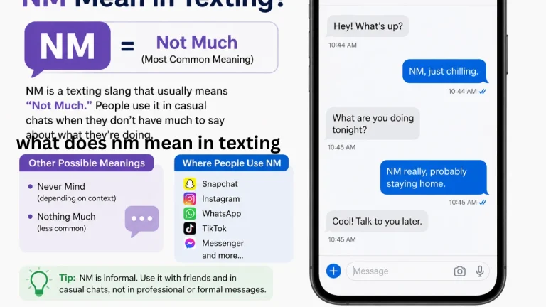 Why Do People Use NM in Texting?