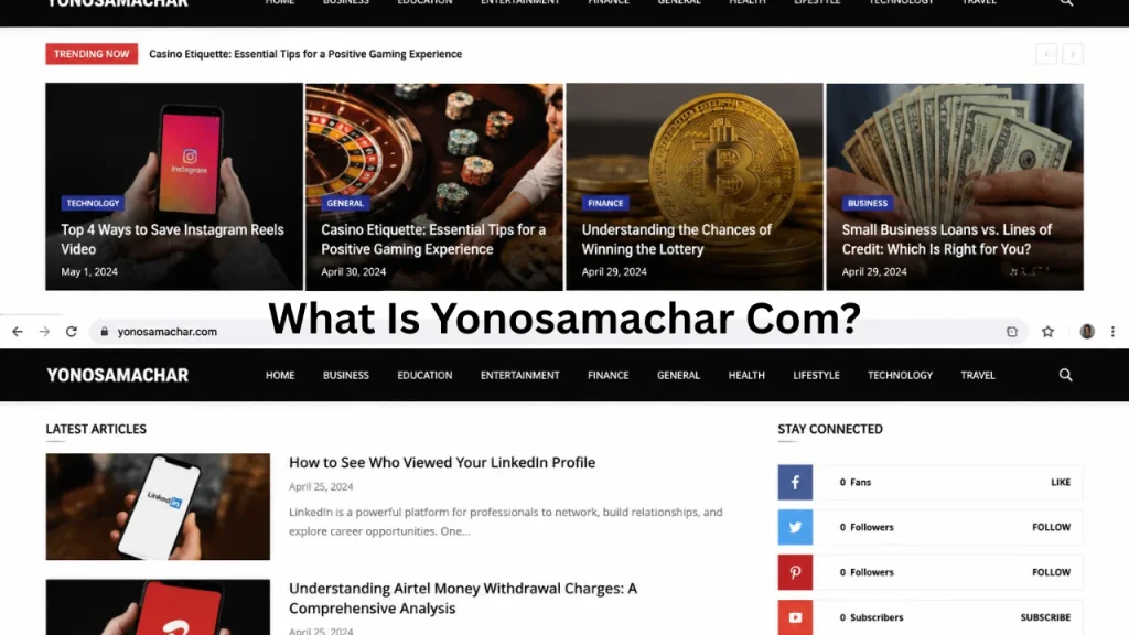 What Is Yonosamachar Com