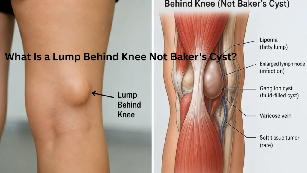 What Is a Lump Behind Knee Not Baker's Cyst?