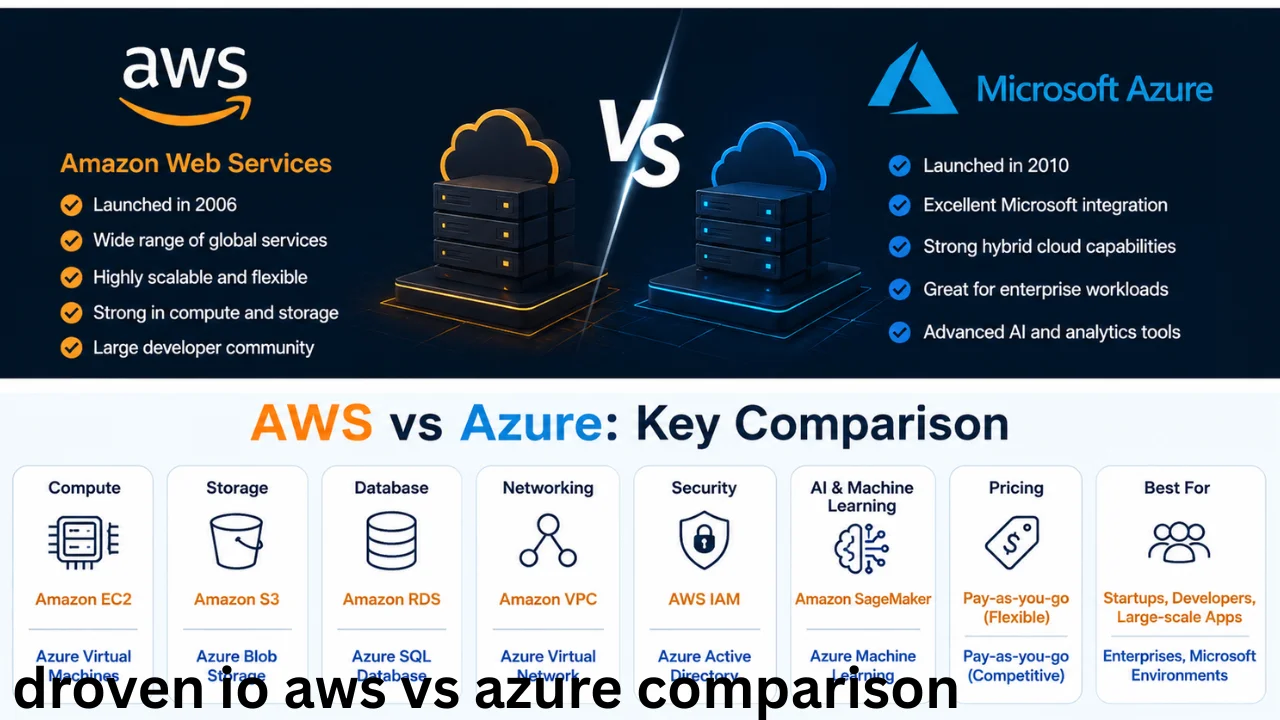 droven io aws vs azure comparison